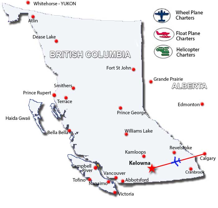 Kelowna Charter Flights to Calgary
